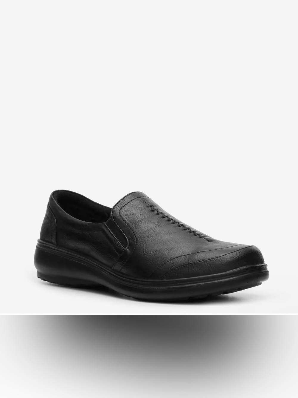 Easy Street Ultimate Womens Round Closed Toe Slip-On Comfort Shoe Black Sz 9.5 W